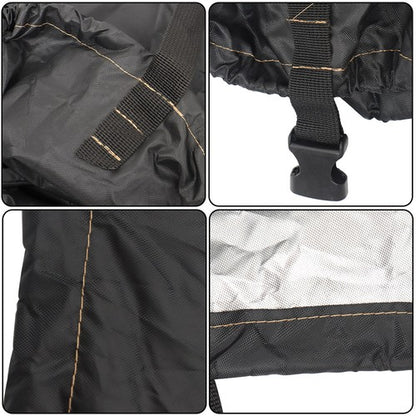 Solid Spare 600D Heavy Duty Trailerable Watercraft Waterproof Jet Ski Cover 116"-125" 2 Seat