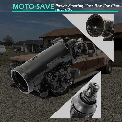 Solid Spare Power Steering Gear Box For 80-82-86 Chevrolet C20 C30 GMC C2500 C3500