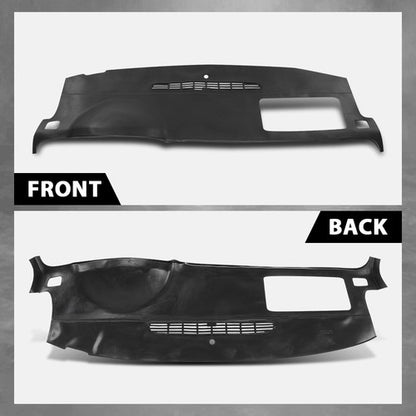 Solid Spare Fit For 2007-2014 Tahoe Avalanche Suburban Yukon TPE Dash Cover Cap Black