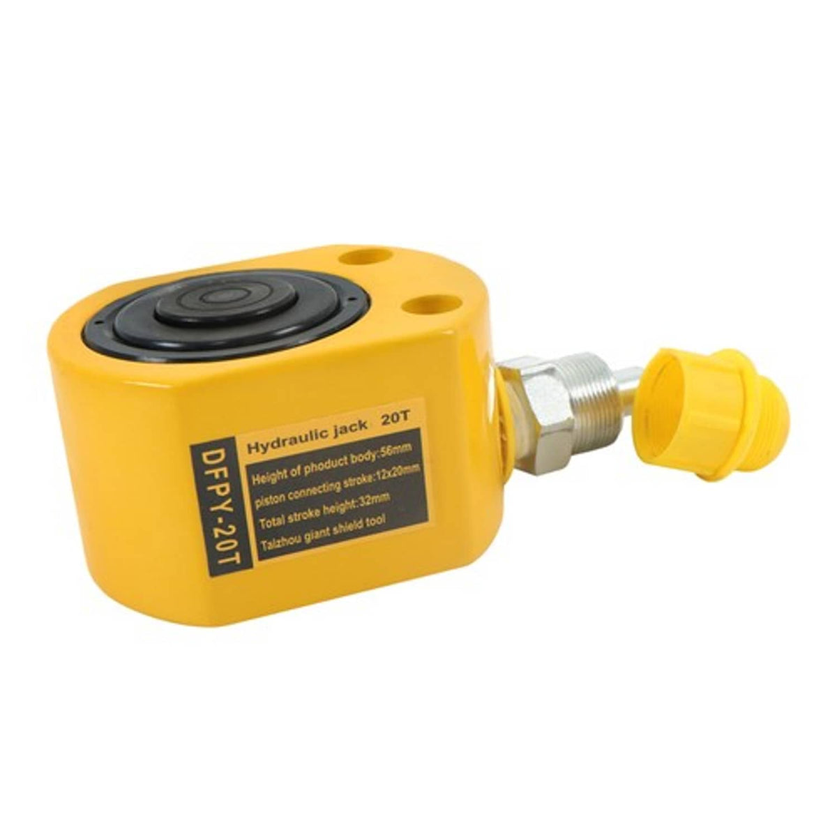 Solid Spare Multi-stage Low Height Cylinder 20Ton Hydraulic Ram Jack 1 Inch Stroke Lifting ?
