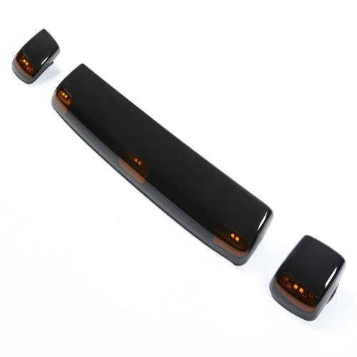 Solid Spare For Chevy Silverado GMC 2500HD 3500HD 2015-2019 Amber Cab Roof Marker LED Lights