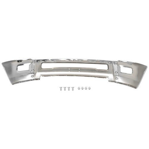 Solid Spare For Dodge RAM 2500 3500 2010-2018 Split-type Front Bumper W/o Sensor Hole Chrome
