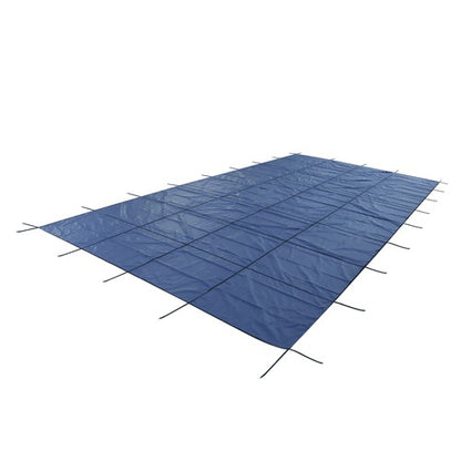 Solid Spare Inground Pool Safety Cover 20' × 40' Rectangle Safety Pool Covers Blue Mesh
