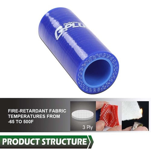 Solid Spare Cooler Silicone Hose Fit For 2003-2010 Ford F & E Series 6.0L Powerstroke Diesel