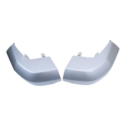 Pair Rear Corner Bumper End Cap Pad LH & RH Silver For Toyota FJ Cruiser 2007-14