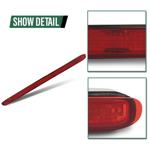 Solid Spare LED Third Brake Stop Light Red Fit For 2001-2007 Mercedes Benz C-Class W203