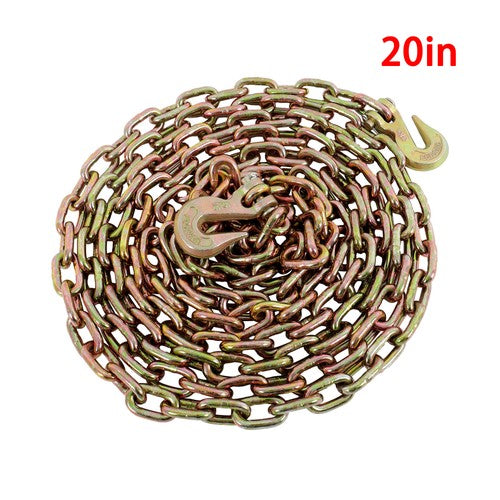 Solid Spare Tow Chain Binder Tie Down Flatbed Truck Trailer Chain 5/16" x 20' G70
