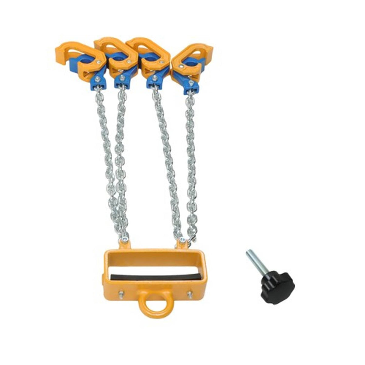 Solid Spare Chain Drum Lifter 4400 lbs Loading Capacity for 55 Gallon Drums Forklift Hoist