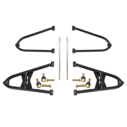 Solid Spare +2+1 Front A-Arms for Honda TRX450R w/ Braided Brake Lines & Clamps 04 05 06 07