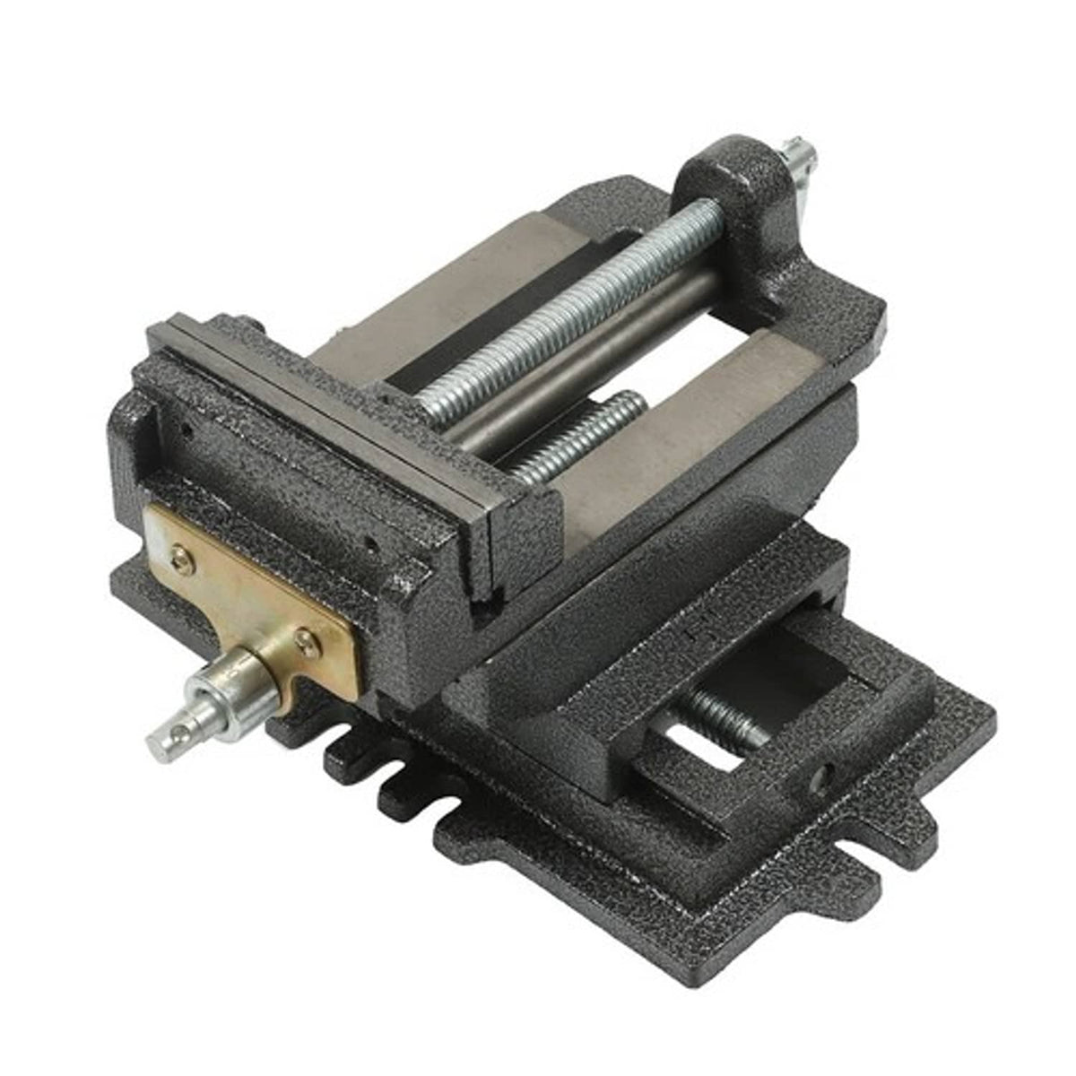 Solid Spare For Duty Sliding Drill Shop Grip Tools 5" Cross Press Vise Slide Vice Iron Heavy