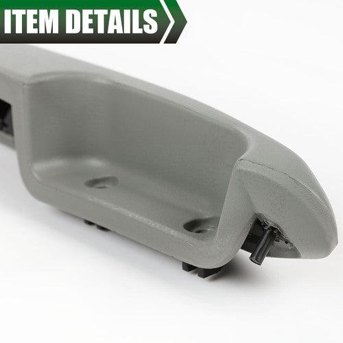 Solid Spare Door Armrest Gray Driver & Passenger Side Fit For Cadillac Chevy GMC SUV Truck