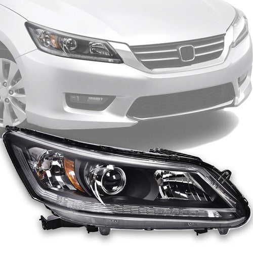 Solid Spare Fit For 2013 2014 2015 Honda Accord Sedan Halogen Headlight Right Passenger Side