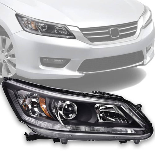 Solid Spare Fit For 2013 2014 2015 Honda Accord Sedan Halogen Headlight Right Passenger Side