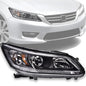 Solid Spare Fit For 2013 2014 2015 Honda Accord Sedan Halogen Headlight Right Passenger Side