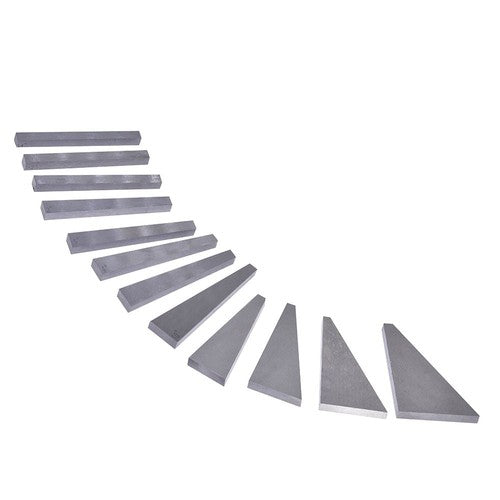 Solid Spare 12Pcs Precision Hardened Steel Angle Block Set 1/4 To 30 Degree Gauge Block