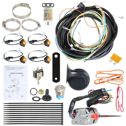 Solid Spare For Polaris Can Am Honda US LED Turn Signal Light Kit Column Turn Switch