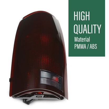 Solid Spare Fit For 88-99 Chevy Silverado GMC Sierra C/K Tail Lights Brake Lamps Smoke