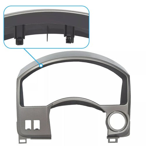 Solid Spare For 2004-2006 Nissan Titan Armada Instrument Cluster Dash Panel Dash Radio Bezel