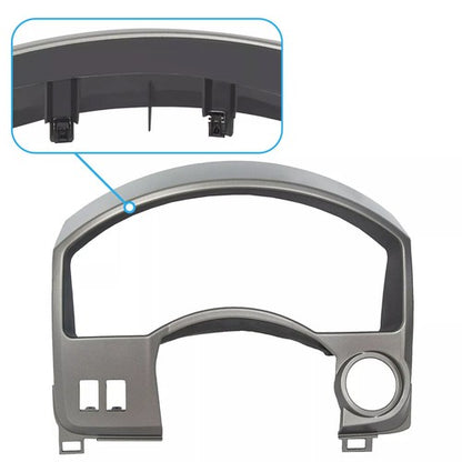 Solid Spare For 2004-2006 Nissan Titan Armada Instrument Cluster Dash Panel Dash Radio Bezel