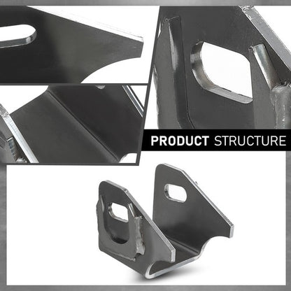 Solid Spare Lower Control Arm Mounts Fit For 1984-2006 Jeep Wrangler Cherokee Comanche