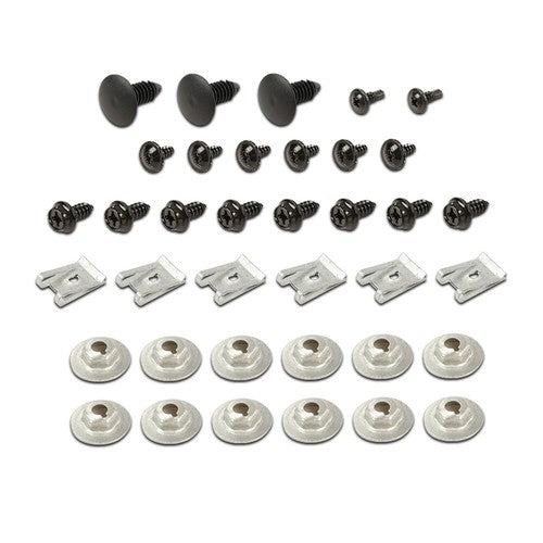 Solid Spare Fit For 81-87 Buick Regal Front+Rear Bumper Filler Hardware Screw Install Kit