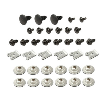 Solid Spare Fit For 81-87 Buick Regal Front+Rear Bumper Filler Hardware Screw Install Kit