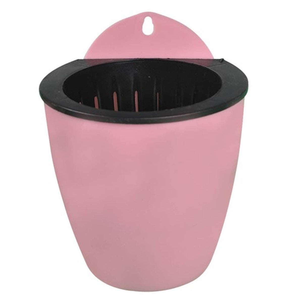Solid Spare Pink Self-Watering Plant Flower Pot Wall Hanging Plastic Planter Garden 7 Pack