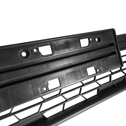 Front Bumper Black Mesh Low Grill W/License Plate Bracket For 22-23 Honda Civic