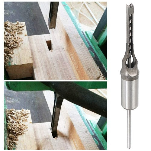 Solid Spare 7 Pcs Woodworking Square Hole Mortise Drill Bit High Speed Steel Chisel Bit