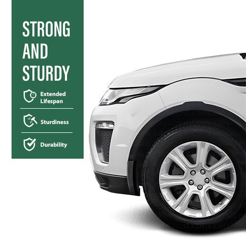 Solid Spare 2Pcs Front Bumper Fender flares Trim Left Right Fit For Range Rover Evoque 12-15
