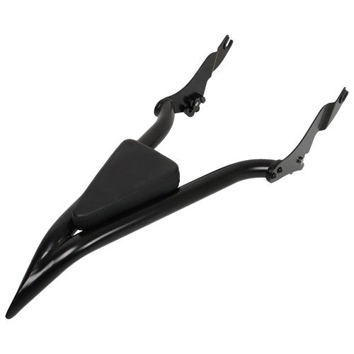 Solid Spare For CVO Road Glide Road King Street Glide Black 22 Inch Backrest Sissy Bar NEW