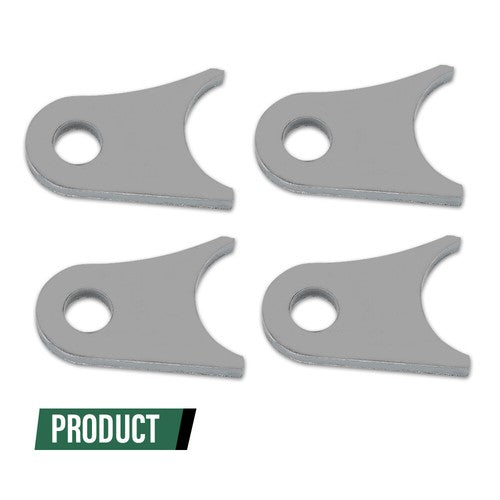 Solid Spare New For Up to 2 inch Tube Jeep Buggy Offroad Mounting Tab Weld On Bracket 4pcs