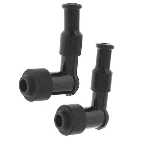 Solid Spare 2×Spark Plug Boot Cap Cover Resistor LB05F 90 Degree ATV Motorcycle Snow