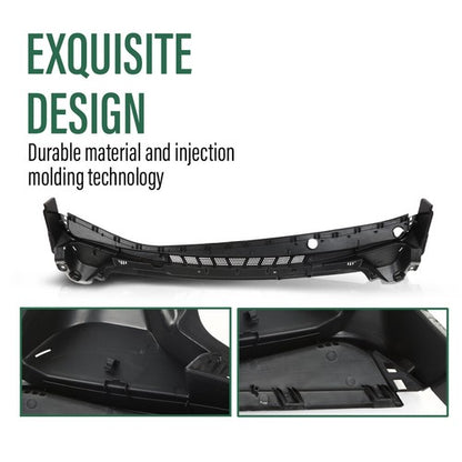 Solid Spare Fit For 14-2016 Hyundai Elantra Cowl Top Panel Vent Windshield Wiper Motor Cover
