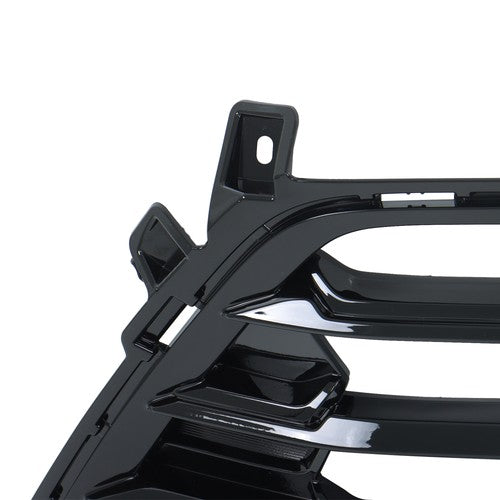 Solid Spare Gloss Black Plastic Grill W/ Sensor Holes Front Grille For Grand Highlander 2024