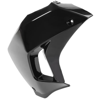 Solid Spare Left Radiator Shrouds Painted Black For Kawasaki KLR650 08-18 KLR650 Camo 16-18
