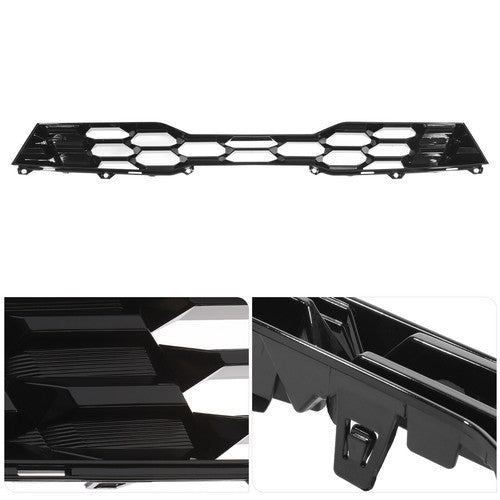 Front Bumper Upper Grille 86350-M6510 For 2022-2023 Kia Forte GT Black Plastic