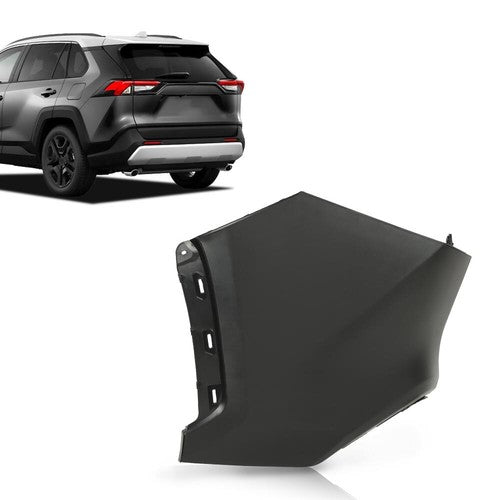 Solid Spare Fit For 19-2023 Toyota RAV4 Bumper Face Bar End Extension Rear Driver Left Side