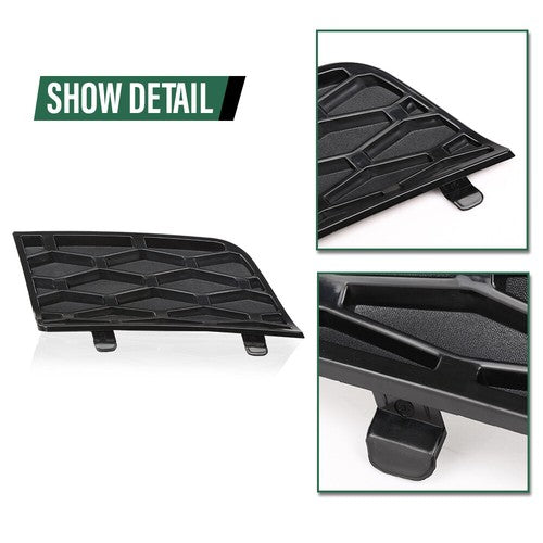 Solid Spare Front Bumper Air Inlet Grill Cover Trim Left Side Fit For 06-09 Range Rover