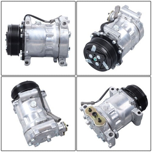 Solid Spare A/C Compressor HT6 Compressor Fit for GMC Yukon C1500 K1500 1996 1997 1998 1999