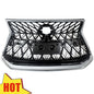 For 2016-2021 Lexus LX570 Luxury Grill Front Upper Grille Chrome Black NEW Style
