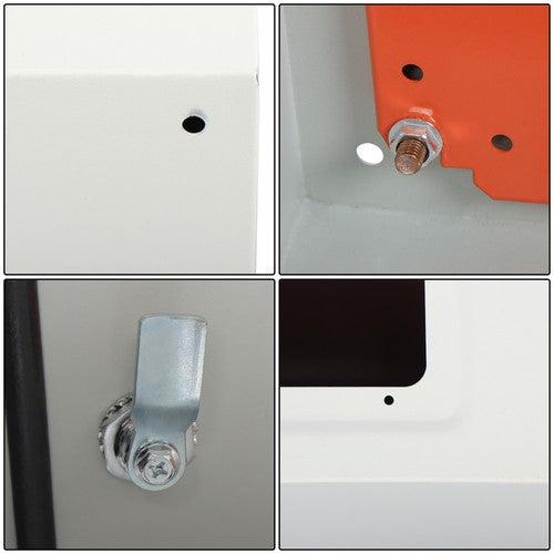 Solid Spare Electrical Enclosure 20x20x6" Carbon Steel IP65 Wall Mount Junction Box w/ Lock