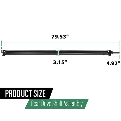 Solid Spare Fit For 99-06 Chevy Silverado 1500 GMC Sierra 1500 Rear Driveshaft Prop Shaft