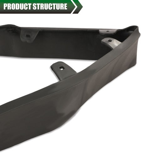 Solid Spare Fit For 16-21 Chevrolet Malibu Front Bumper Grille Lower Air Deflector Black