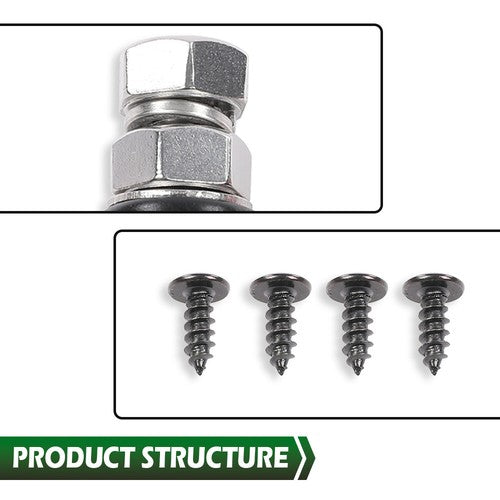 Solid Spare Red & Black Junction Block Power Post Set Insulated Terminal Stud 3/8"