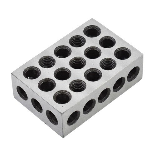 Solid Spare 1 Matched Pair 1-2-3 Blocks 23 Holes .0002" Machinist 123 Jig Ultra Precision