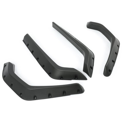 Solid Spare Set Of 4PCS Fender Flares For Polaris RZR 800 2008-2010 Snap On Black Plastic