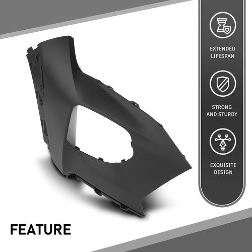 Solid Spare Front Upper Bumper Cover Right Side Fit For 2021 2022 2023 Chevy Trailblazer