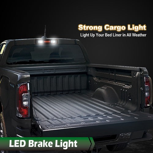 Solid Spare Fit For 15-18 Colorado Canyon Smoke/Chrome LED 3rd Brake Light Cargo Lamp