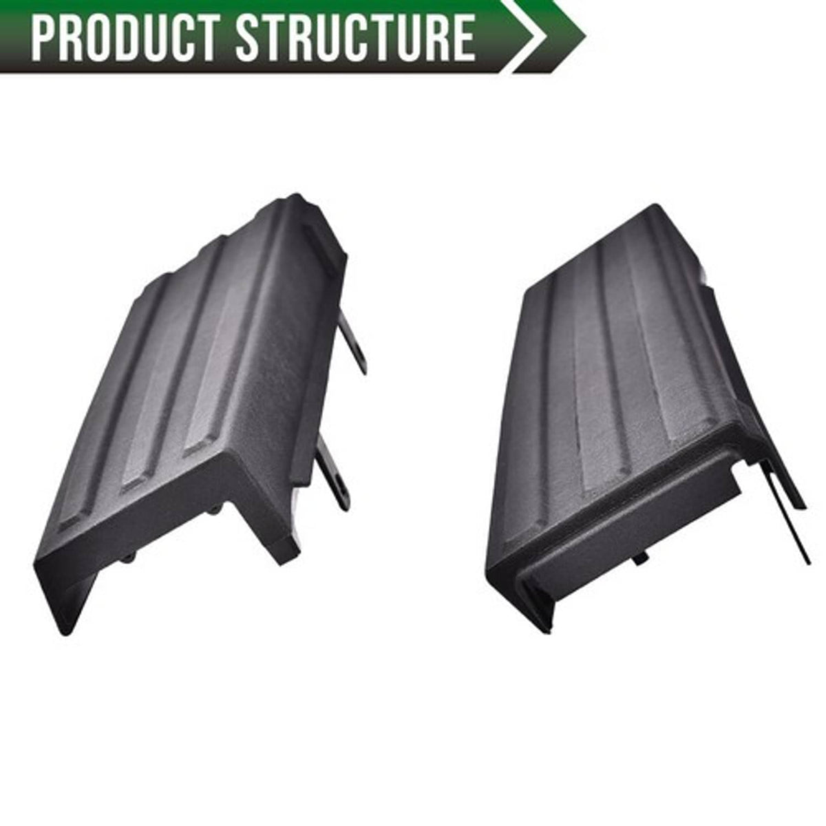 Solid Spare Fit For 2009-2014 Ford F150 Flexible Flex Step Tailgate Molding Trim Black New